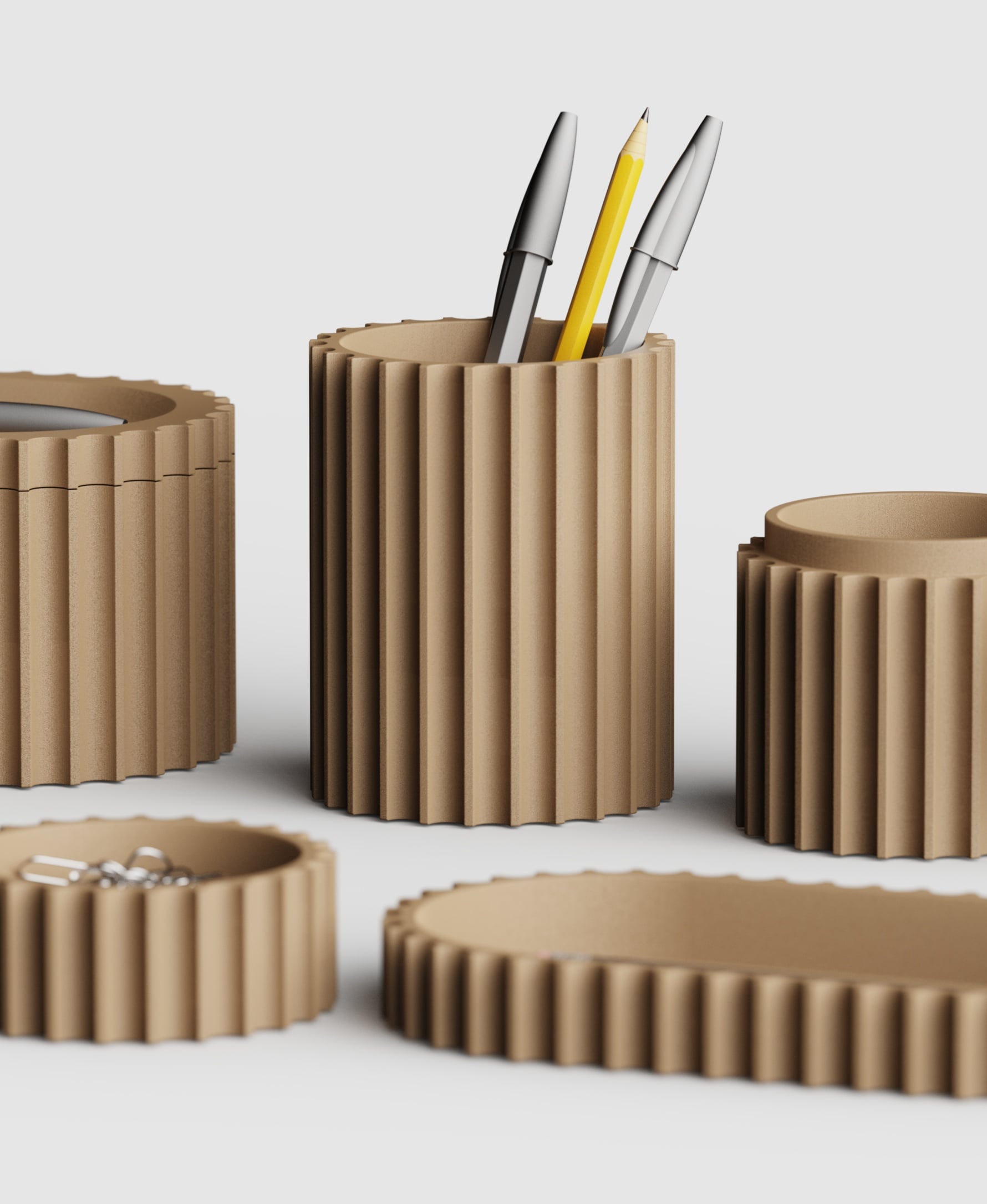 STON Collection - Desk Organizer Set 3d model