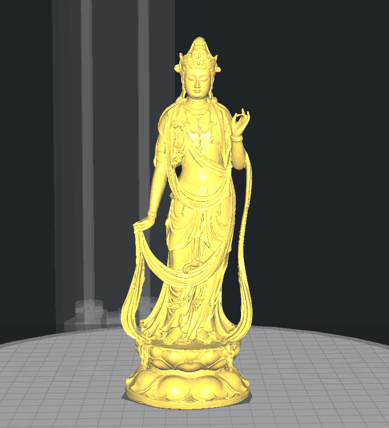 Avalokitesvara Buddha 3d model