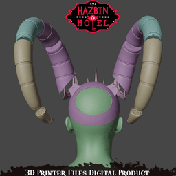 Lilith Cosplay Set Hazbin Hotel 3d model