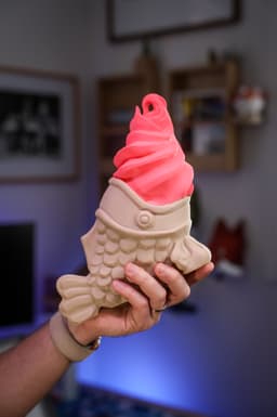 Taiyaki Ice Cream - Cute & Functional Storage Box 3d model