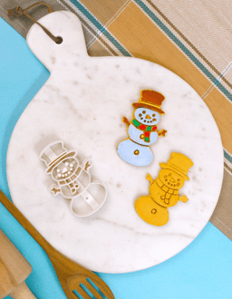 Snowman Christmas Cookie Cutter 3d model