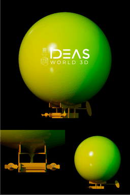 Hot Air Balloon 3d model