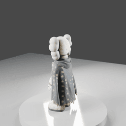 Medieval astronaut x Kaws 3d model