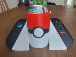 Pokeball Joy-Con Grip Can Cup 3d model