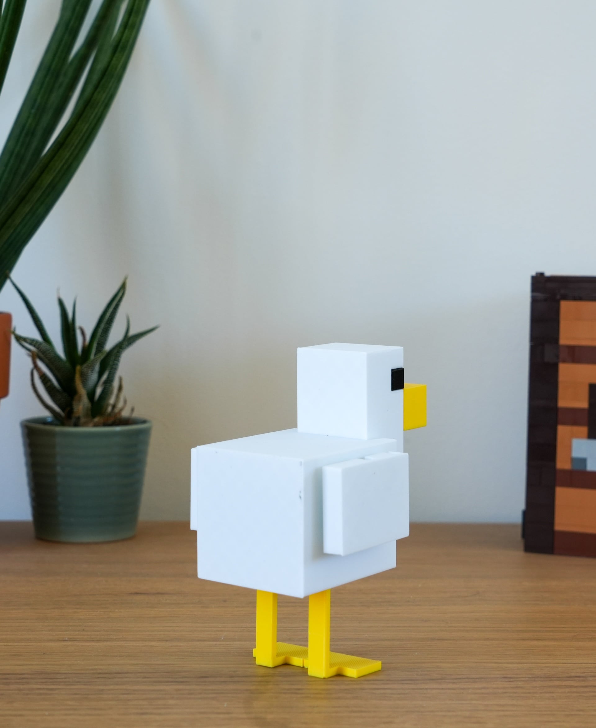 Minecraft Articulated Chicken - 3MF Multipart File 3d model