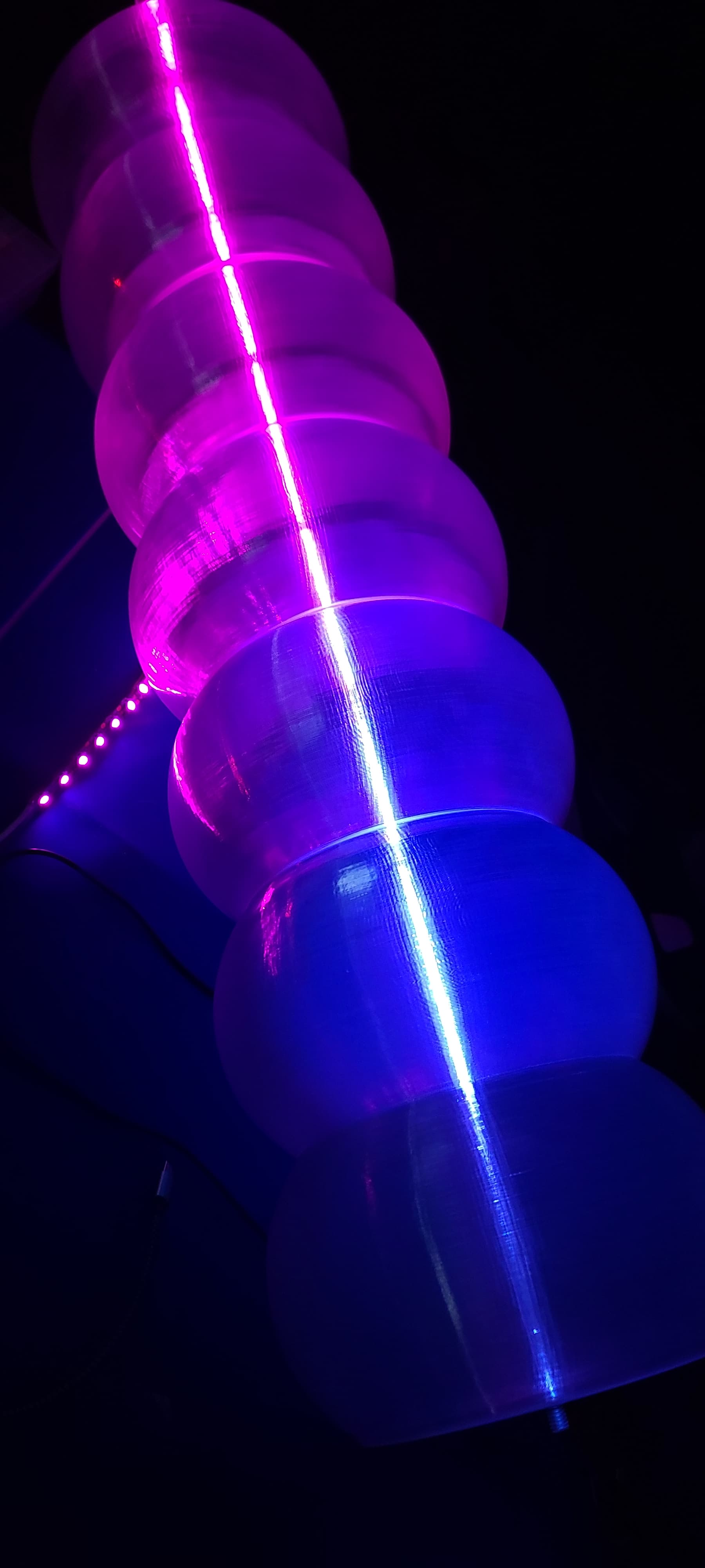 Floor Lamp - Sound Reactive WLED 3d model