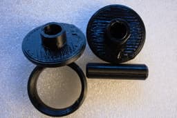 Recycled PLA fidget spinner kit 3d model