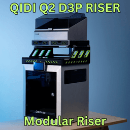 Qidi Q2 D3P Riser 3d model