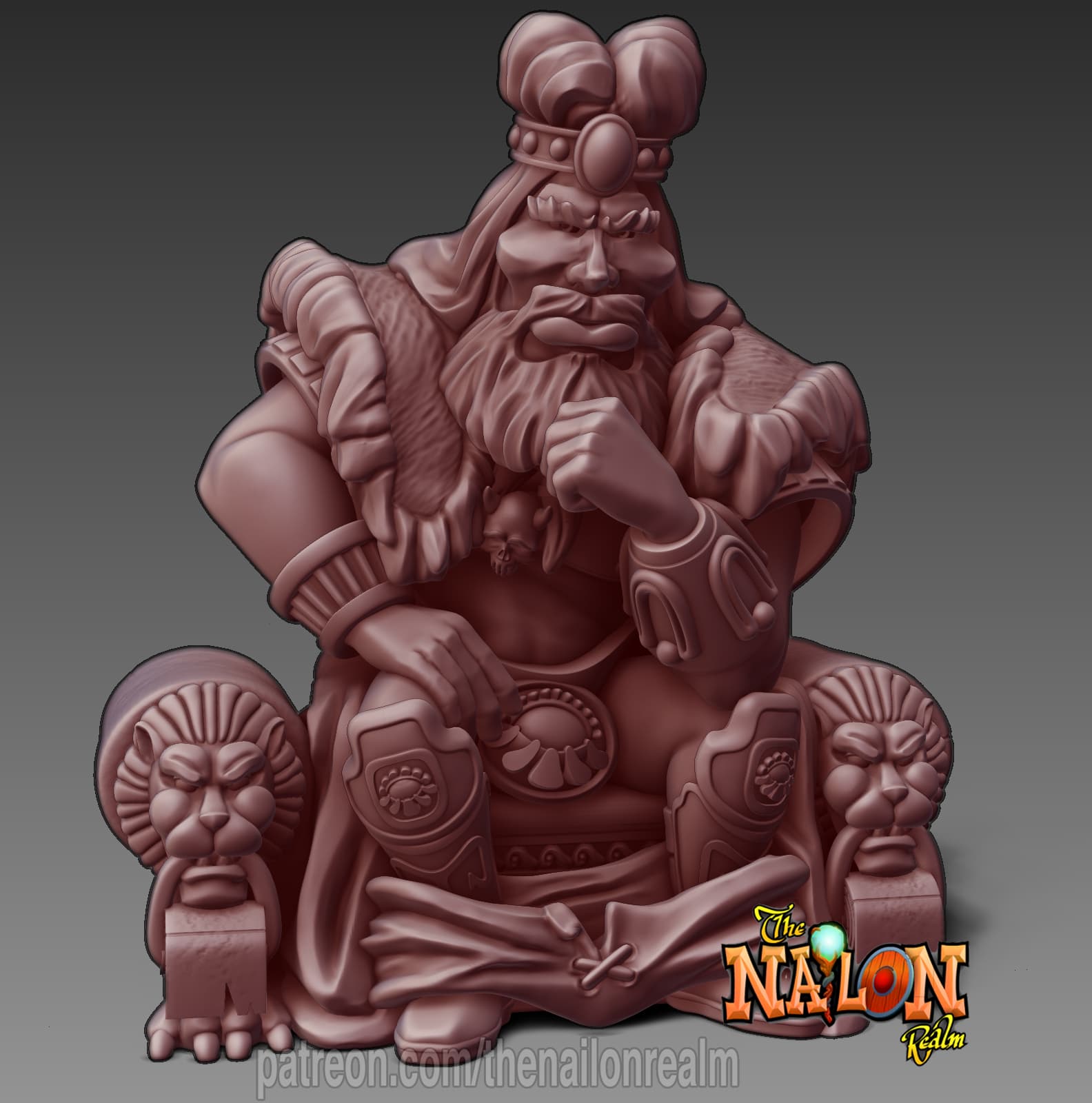 A Kings Throne 3d model