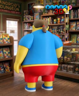 Comic Book Guy 3d model