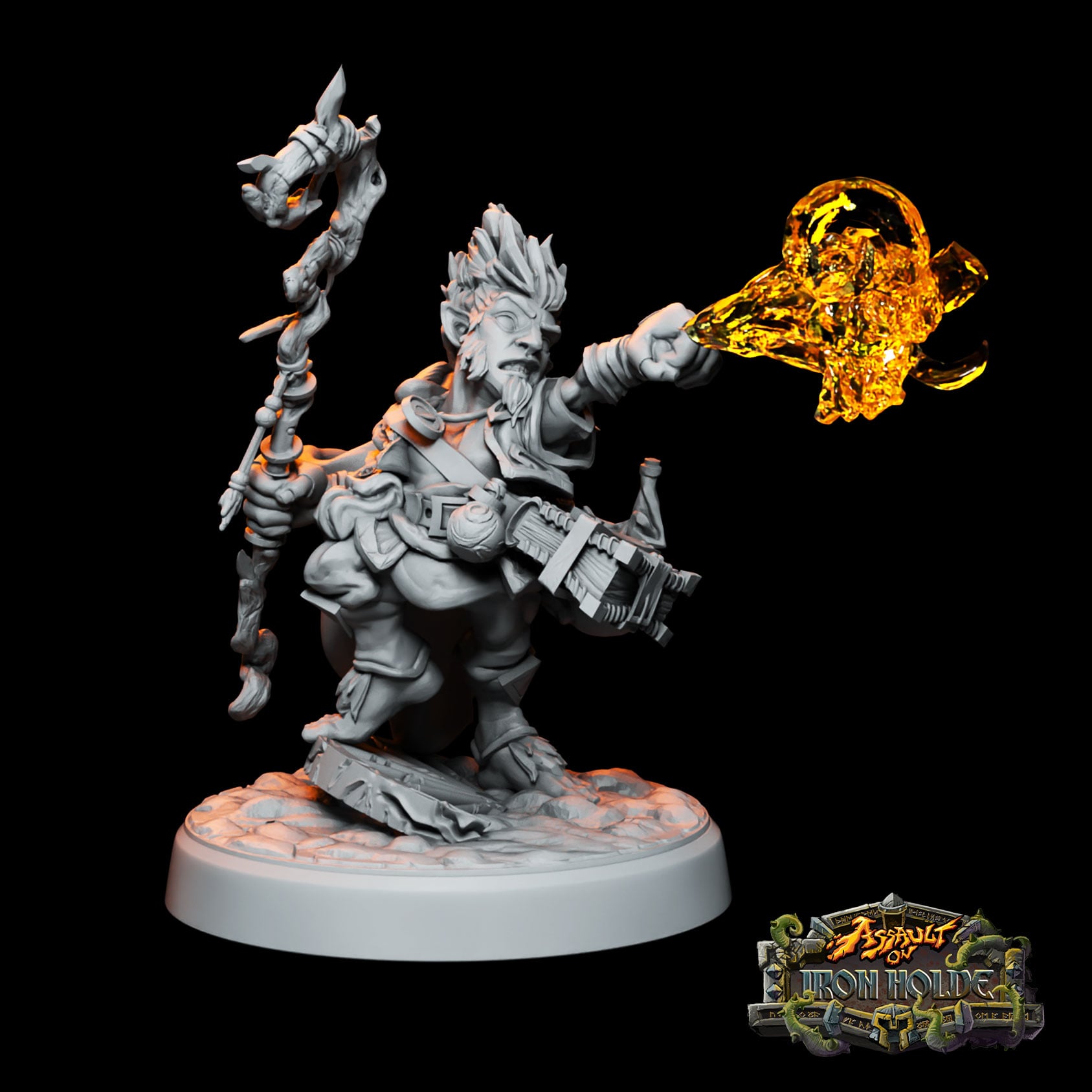 Faverbin BigTree - Halfling Wizard 3d model