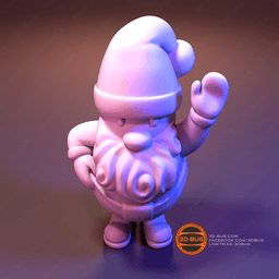Stylized Santa 3d model