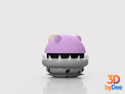 Slowbro (Mega) Poke Ball 3d model