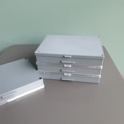 Stackable Organizer Assortment Box with Lid #3 3d model