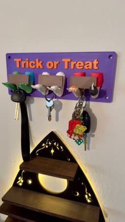 Halloween Keychain Hooks 3d model