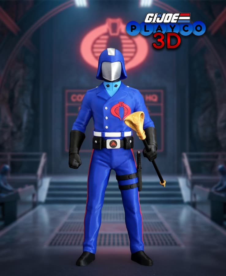 Cobra Commander (G.I. Joe) 3d model