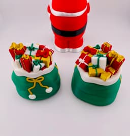 Santa Gnome with Bag of Gifts 3d model