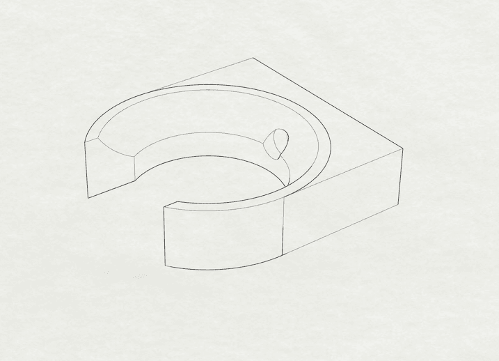 Baseball wall holder 3d model
