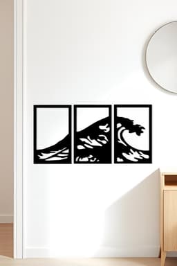 Ocean Wall Art, Wall Decor, Home Decor 3d model