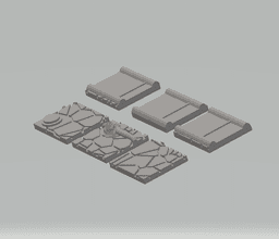 FHW Mod Sec Frame insert Dirt and Road 3d model