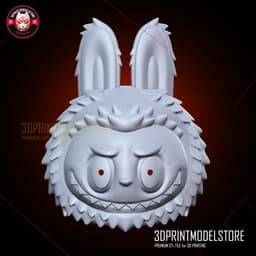 Labubu The Monster Cosplay Mask, Anime, Props, Halloween 3d model