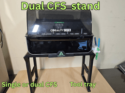 DUAL CREALITY CFS ROLL-OUT STAND 3d model
