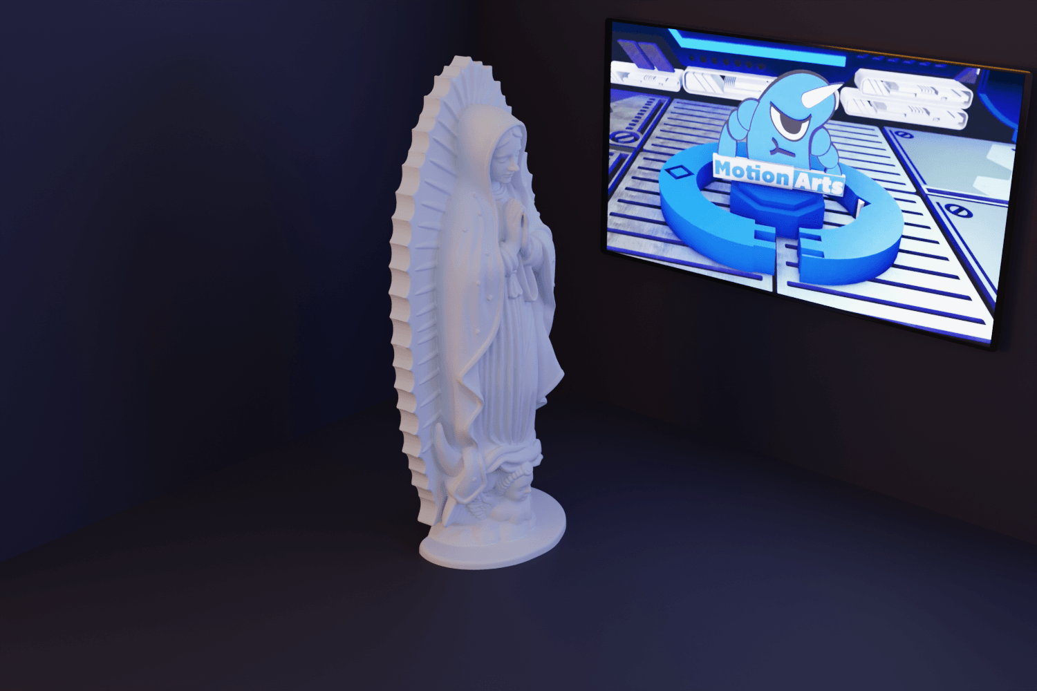Virgem Guadalupe.stl 3d model