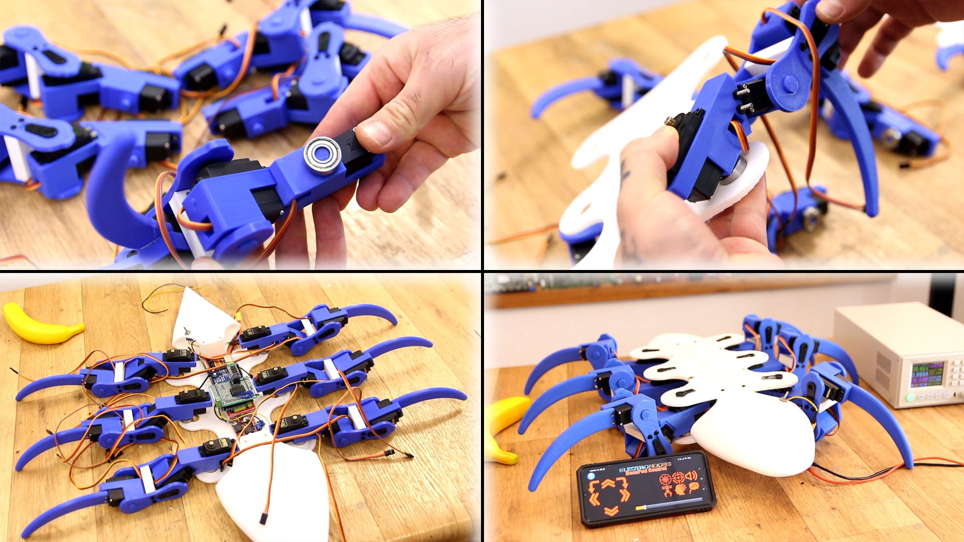 Hexapod Robot Arduino 3d model