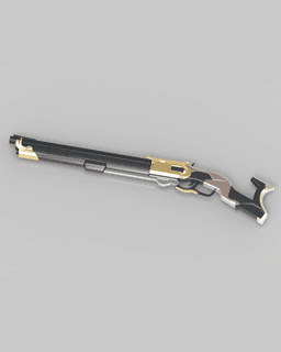 Ashe's Rifle - Overwatch 3d model