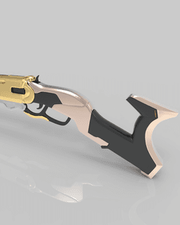 Ashe's Rifle - Overwatch 3d model