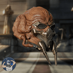 Plo Koon Wearable Helmet 3d model