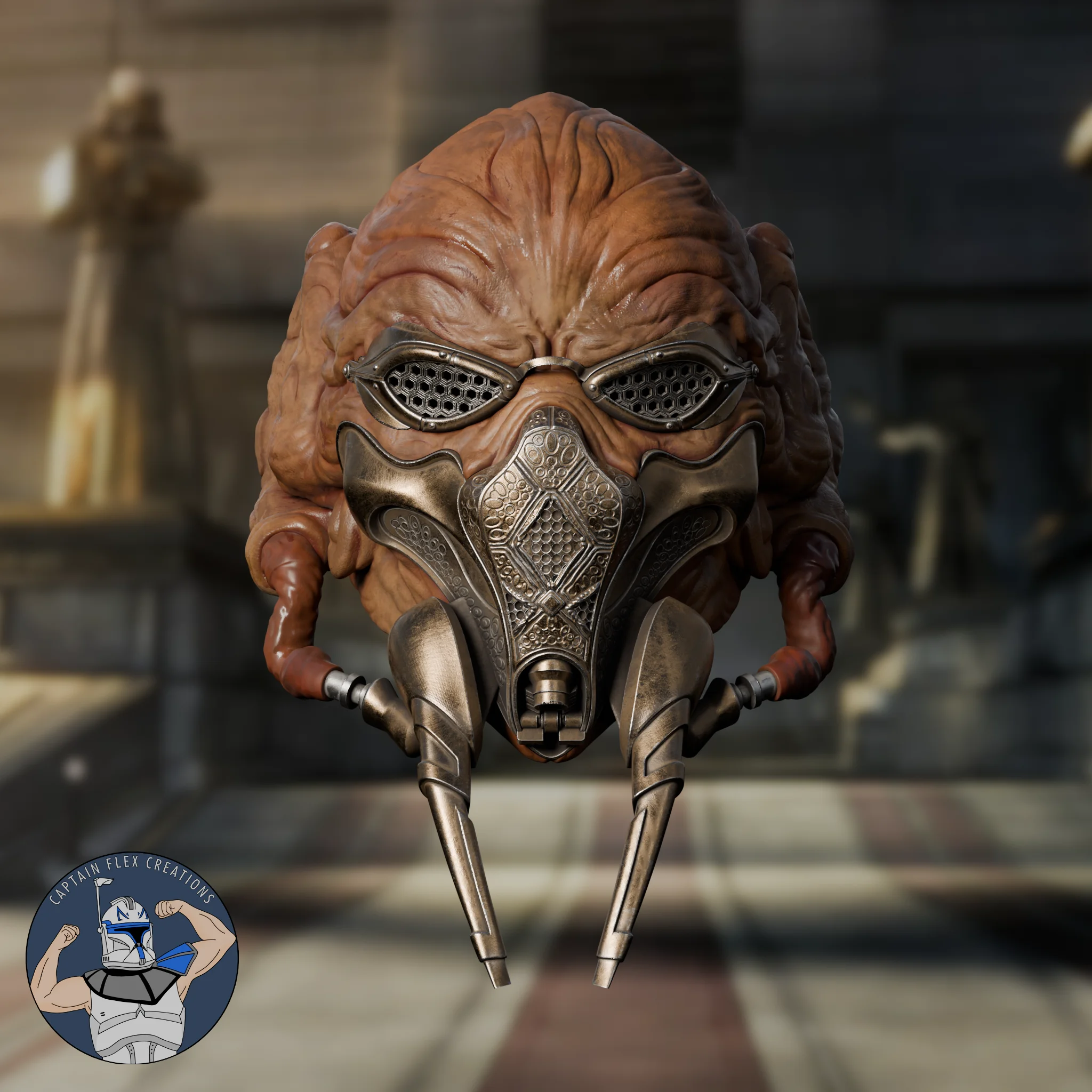 Plo Koon Wearable Helmet 3d model
