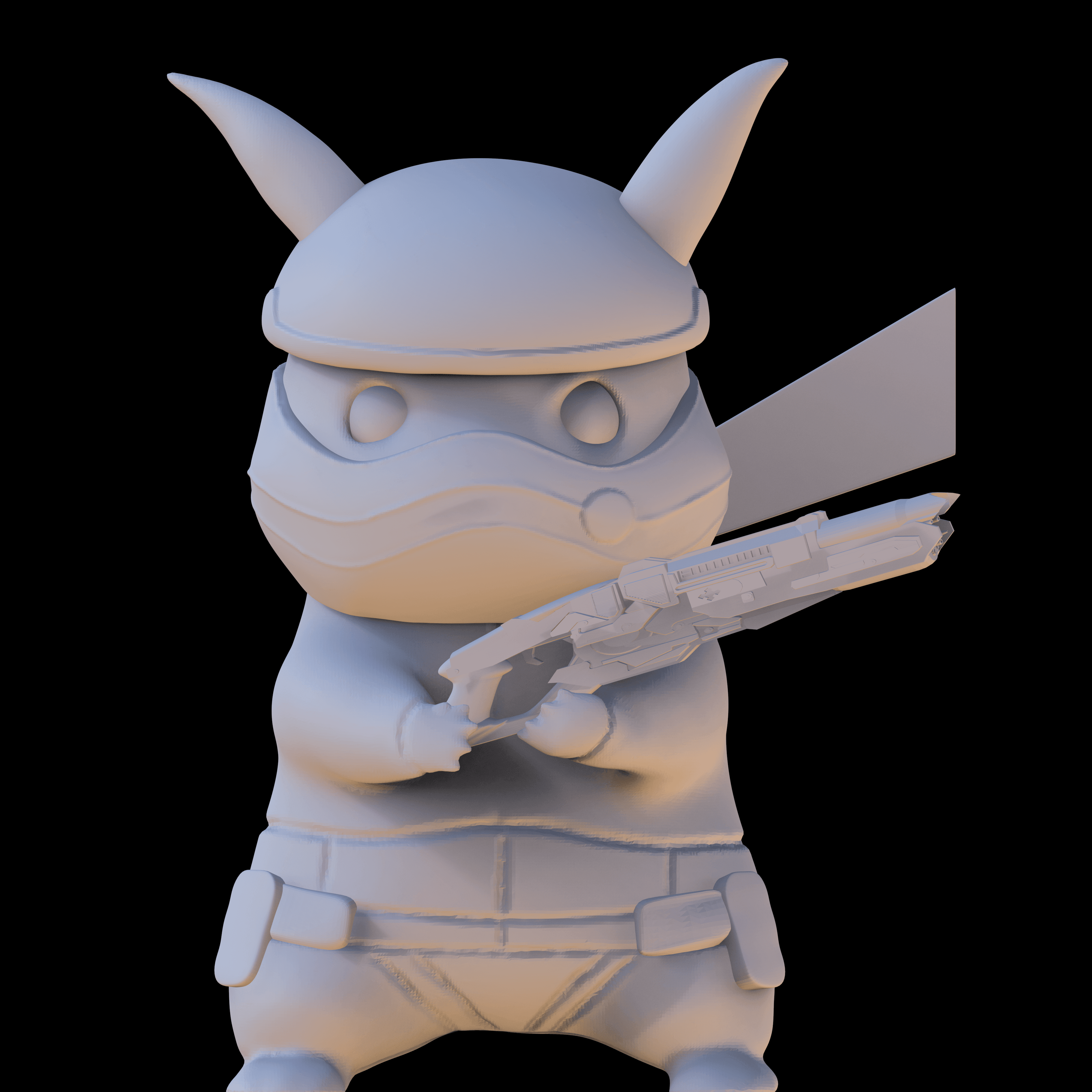 Pikachu 007.stl 3d model