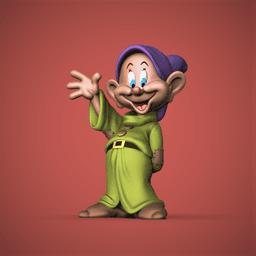 Dopey -Snow White 3d model