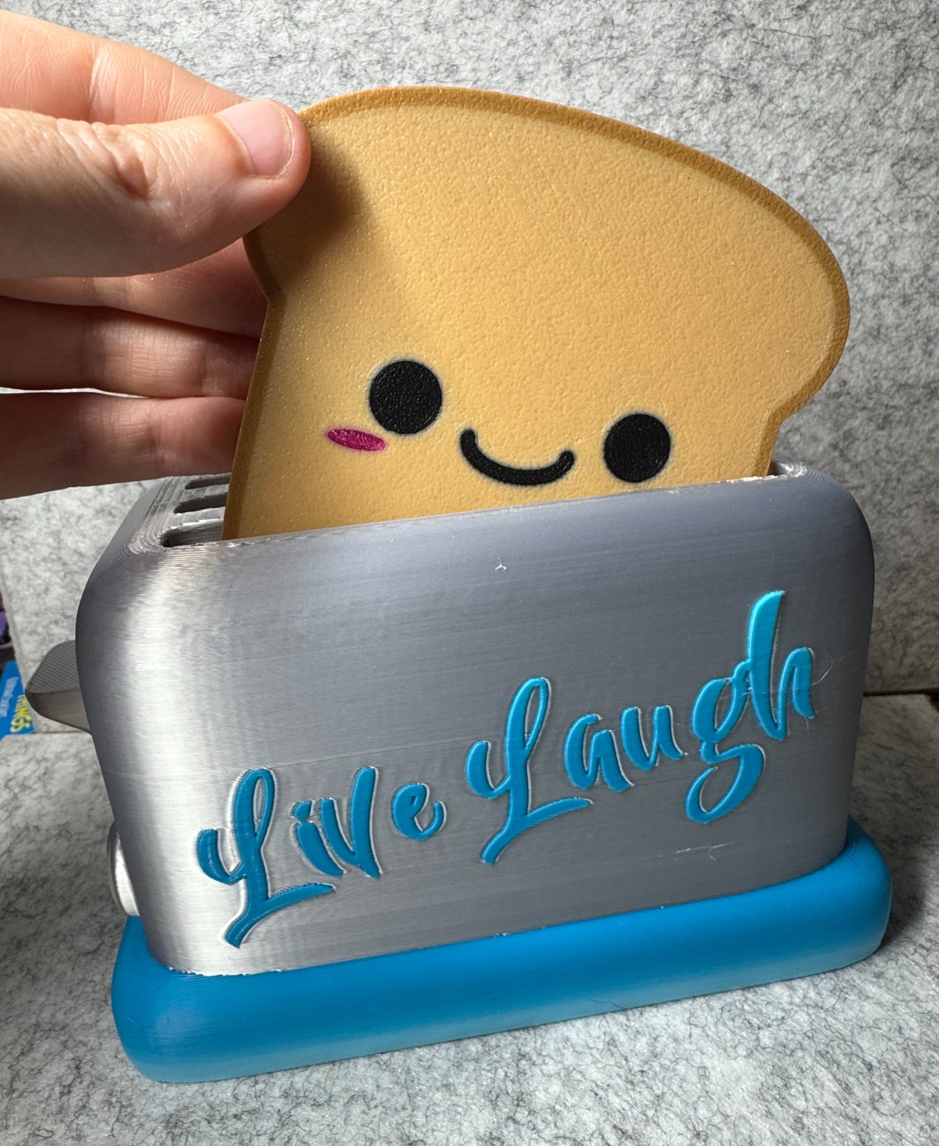 Cute Coaster Toaster 3d model