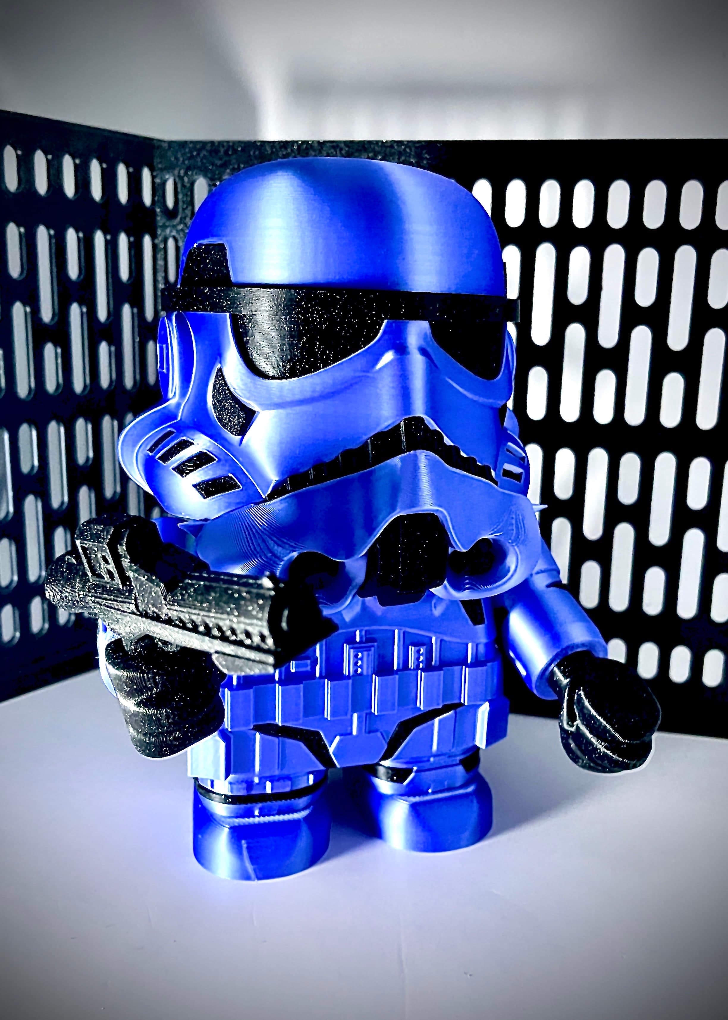 Stormchunker - I had to customize with "my" filament! Polymaker Silk PEZriwinkle PLA with Galaxy Black PLA - 3d model