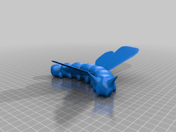 seidenraupe - Spinner with wings 3d model