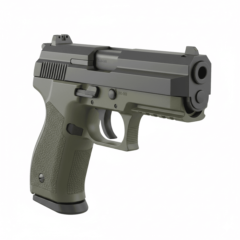 Handguns : FN Five seveN Tactical Pistol 3d model