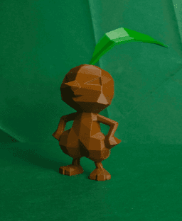Nuzleaf Low Poly Pokemon 3d model