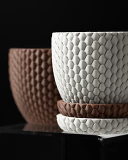 Dragonscale Planter Pot 01 by MODERN MACHINE 3d model
