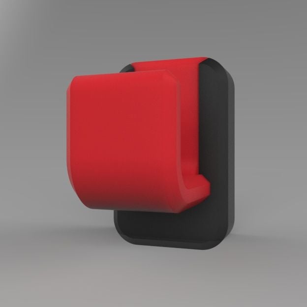 Gancho pared 3d model
