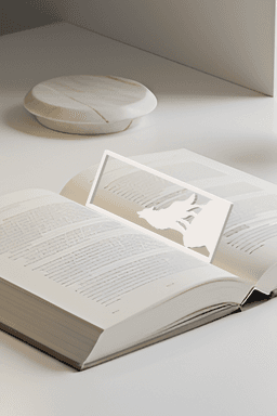 Wolf Bookmark, Gift Bookmark 3d model