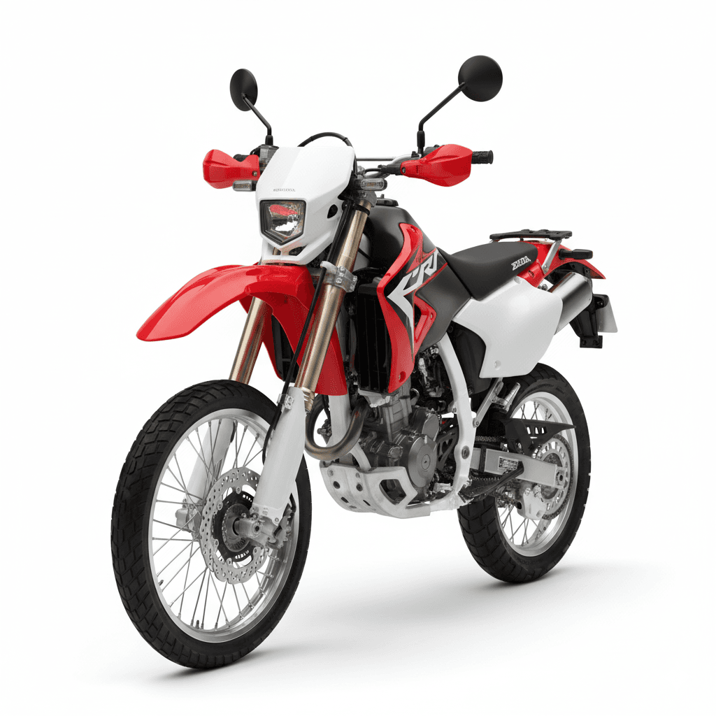 Hondaa XR400R Trail Dirt Bike 3d model