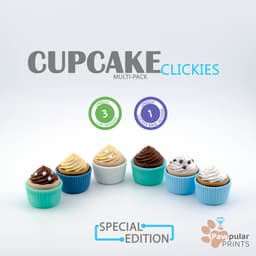 Cupcake Clickers 3d model