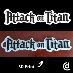 Attack on Titan 3d model