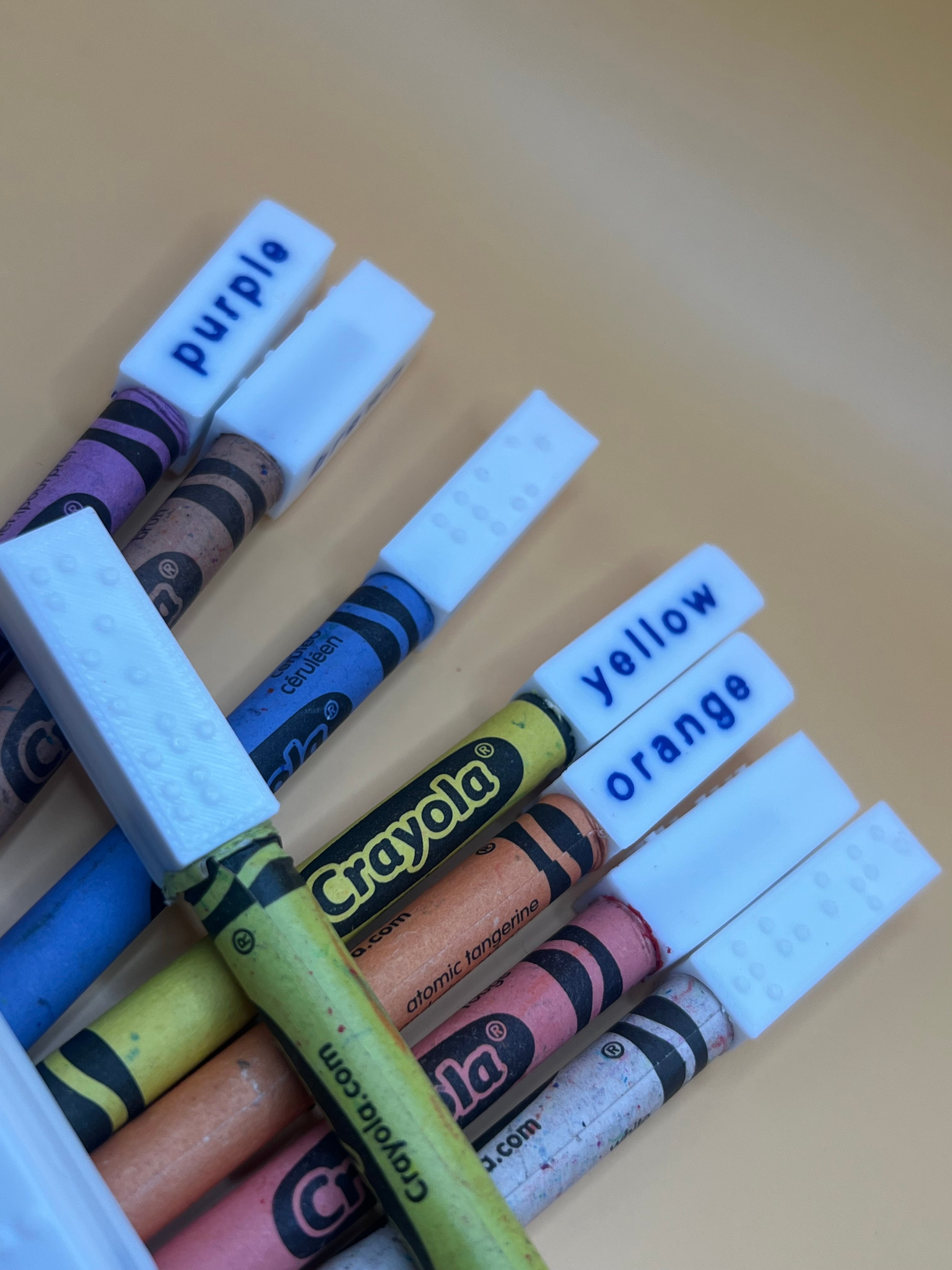 braille crayon tips.3mf 3d model