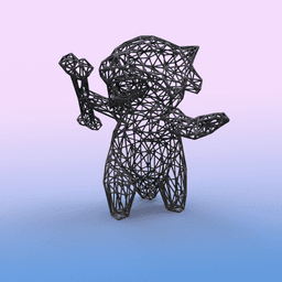 #105 Marowak Pokemon Wiremon Figure 3d model