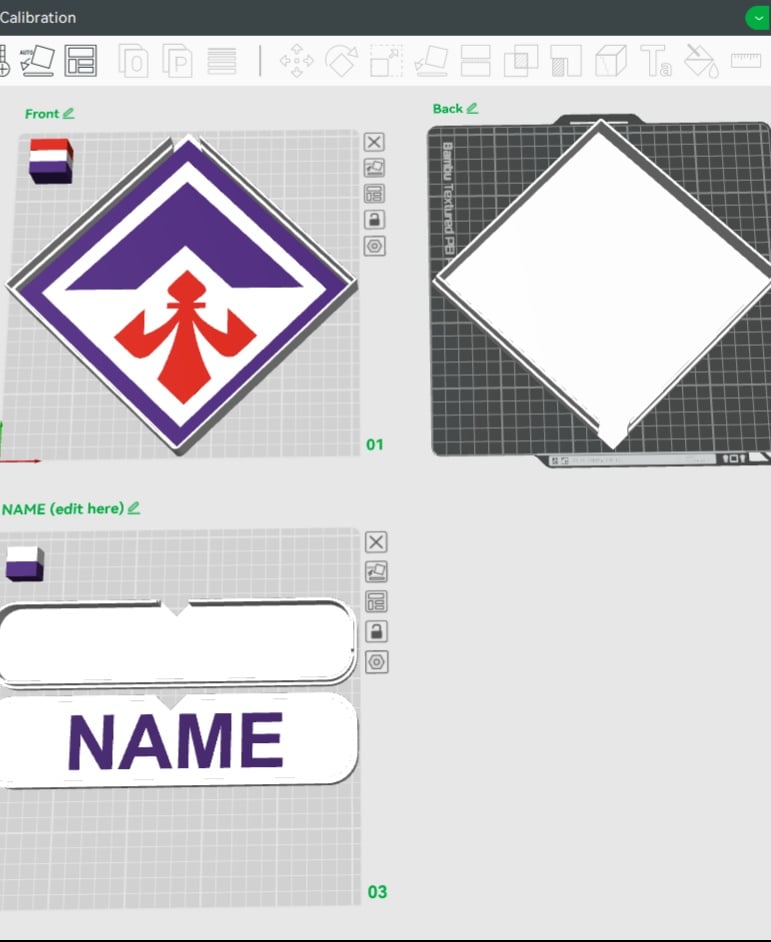 A.F.C. Fiorentina – LED Strip Compatible 3d model