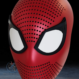 Spider-Man Brand New Day Face Shell 3D Printer STL File 3d model