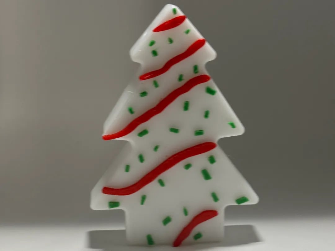 Christmas Cake Ornament 3d model